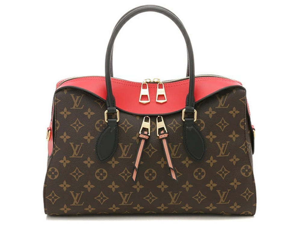 Louis Vuitton Tote Monogram Tuileries Kabuki Bag Brown